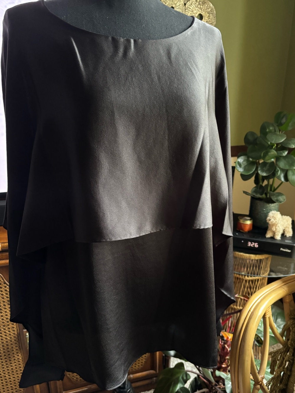 New w/tag DKNY Cape-Style Blouse XLG